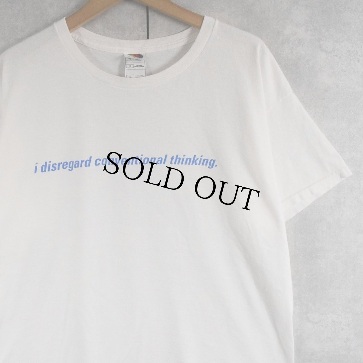 画像2: MOTOROLA "i disregard conventional thinking" 携帯電話企業プリントTシャツ XL (2)