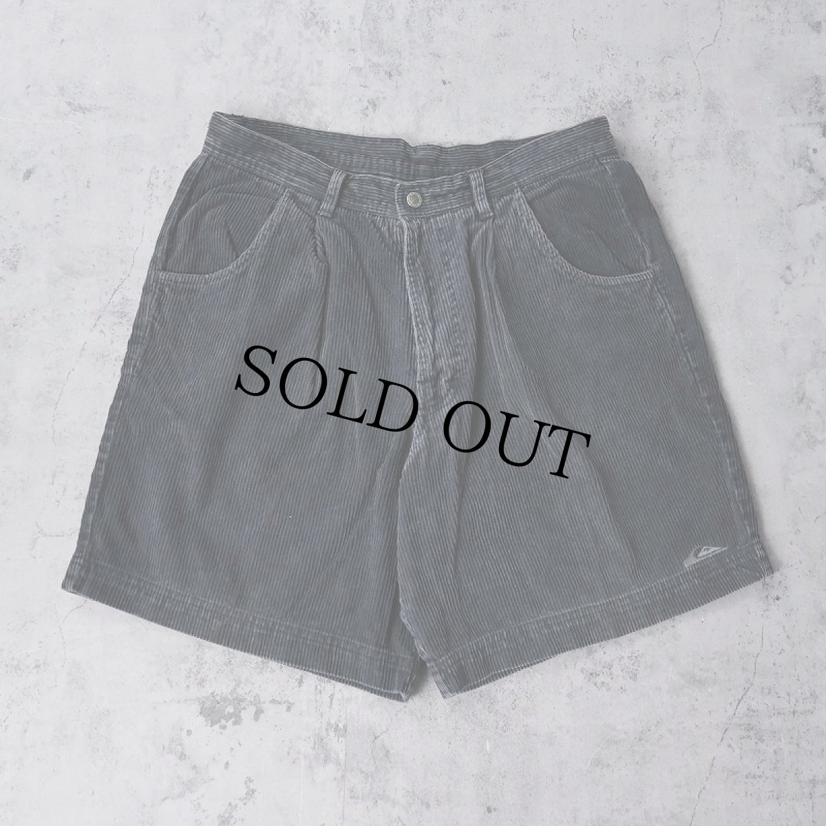 画像2: QUIKSILVER コーデュロイショーツ BLACK W31 (2)