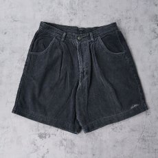 画像2: QUIKSILVER コーデュロイショーツ BLACK W31 (2)