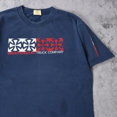 画像1: INDEPENDENT ロゴプリントTシャツ NAVY L (1)