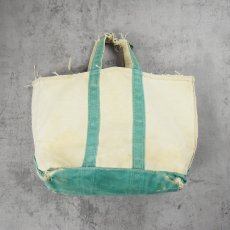 画像1: 70〜80's L.L.Bean "BOAT AND TOTE" キャンバストートバッグ MEDIUM (1)