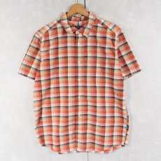 画像1: 13SS Patagonia "ORGANIC COTTON" チェック柄 フェズマンシャツ M (1)