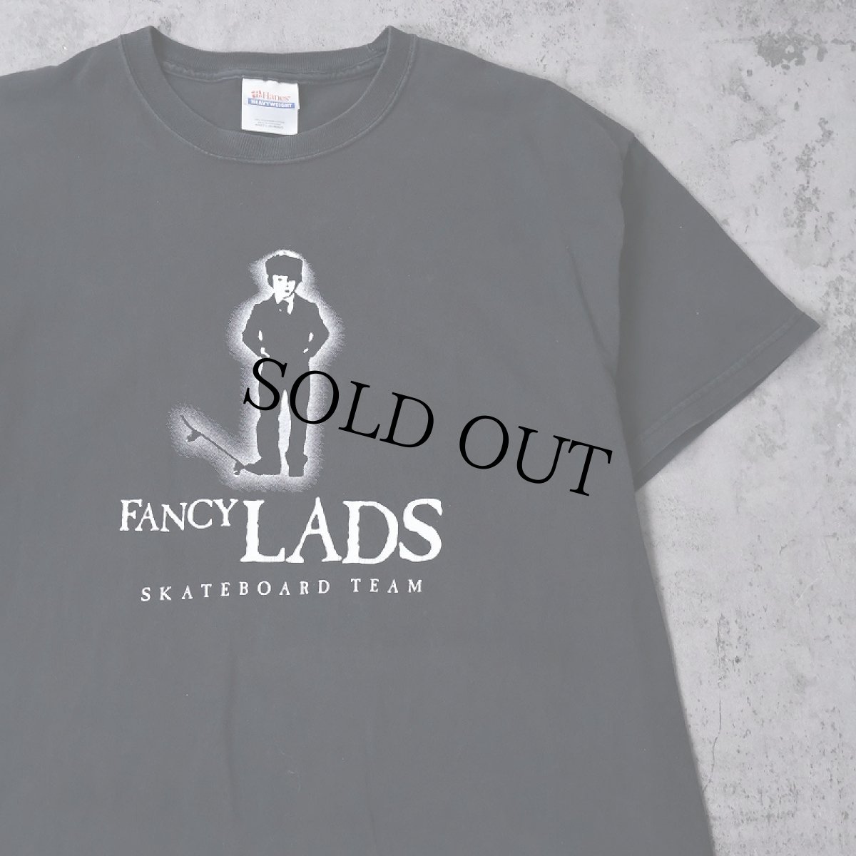画像1: FANCY LADS SKATEBOARD TEAM プリントTシャツ BLACK L (1)