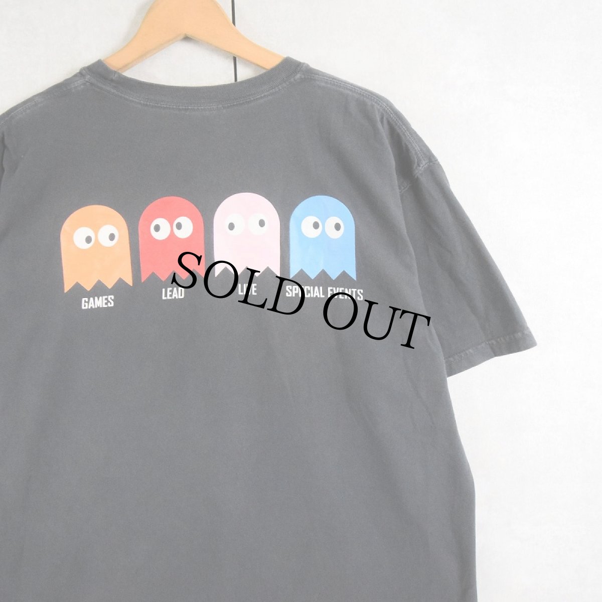 画像2: "QUADWORKS" ゲームパロディプリントTシャツ BLACK L (2)