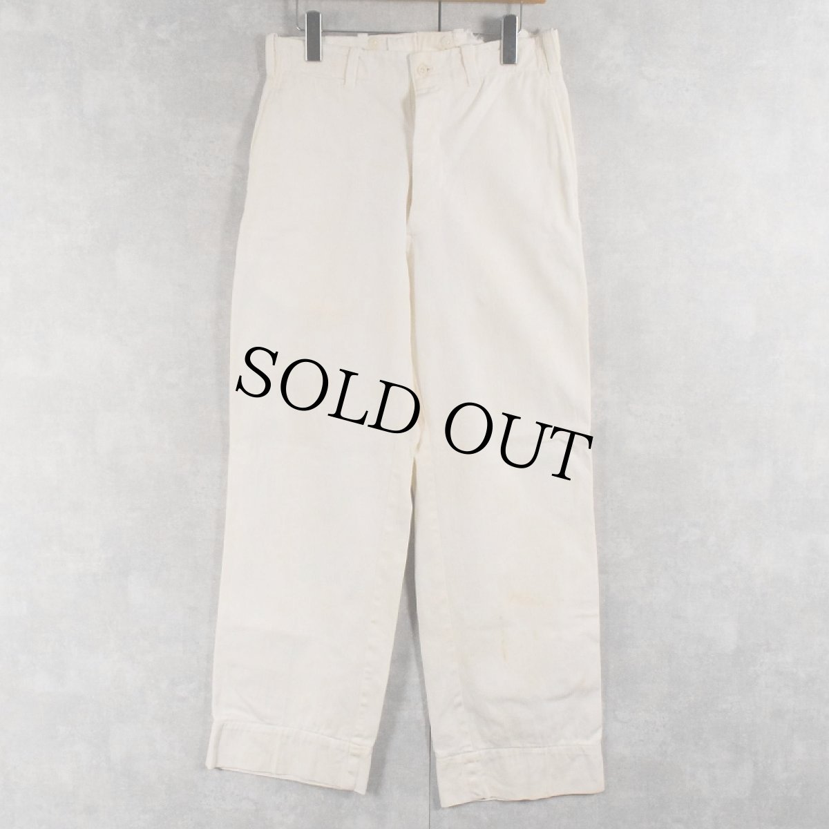 画像3: 60's〜 U.S.NAVY セーラーパンツ W30 (3)