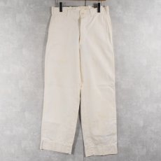 画像3: 60's〜 U.S.NAVY セーラーパンツ W30 (3)