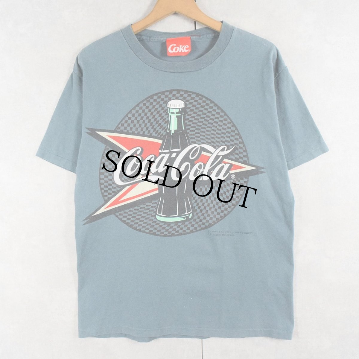 画像1: 90's Coca-Cola USA製 飲料メーカー ロゴプリントTシャツ M (1)