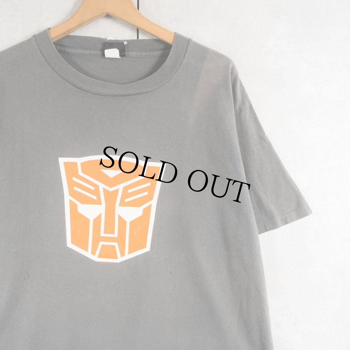 画像1: 2000's Transformers USA製 アニメプリントTシャツ L (1)