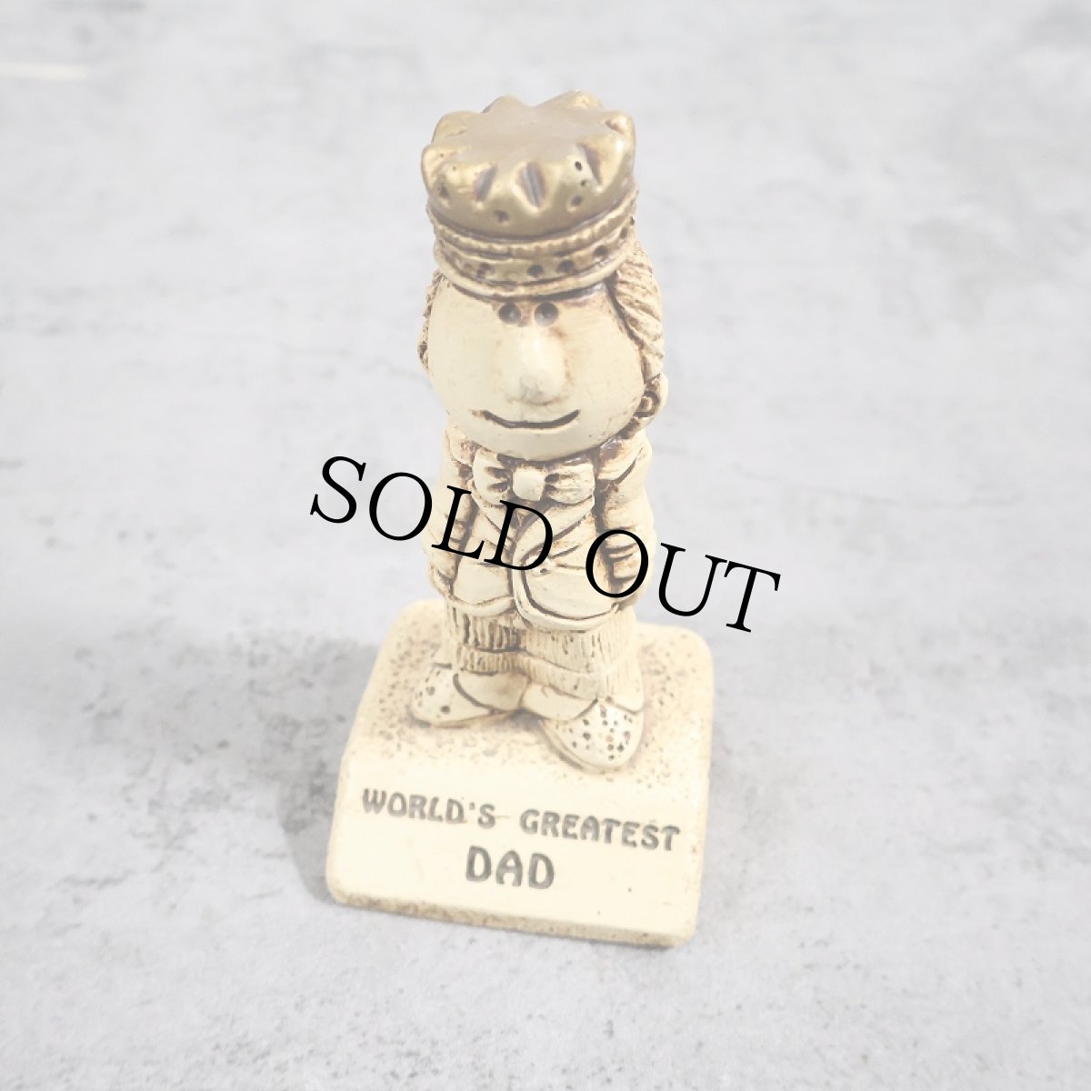 画像1: 70's PAULA USA製 "WOELD'S GREATEST DAD" メッセージドール (1)