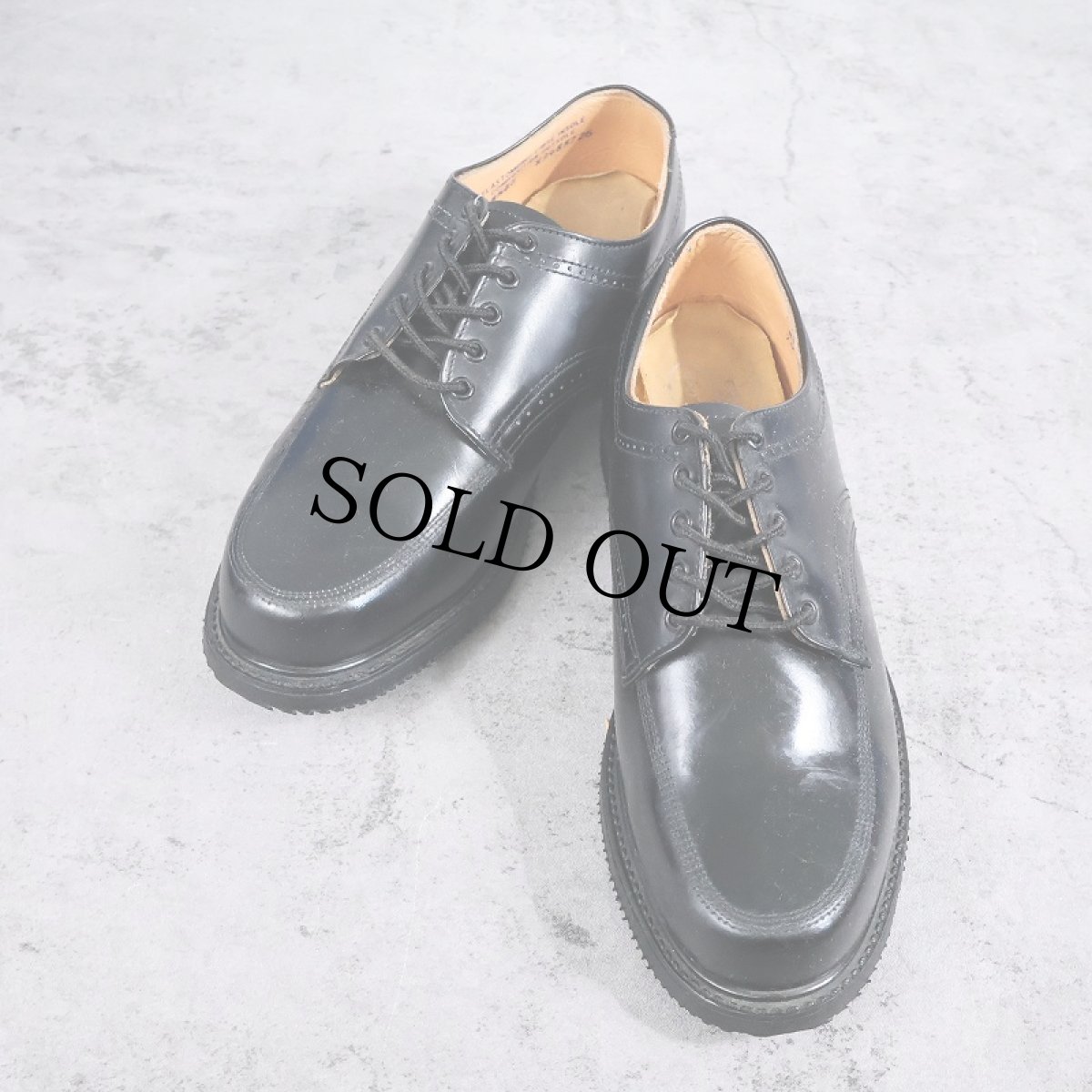 画像1: CAROLINA レザーシューズ BLACK 27.5cm (1)