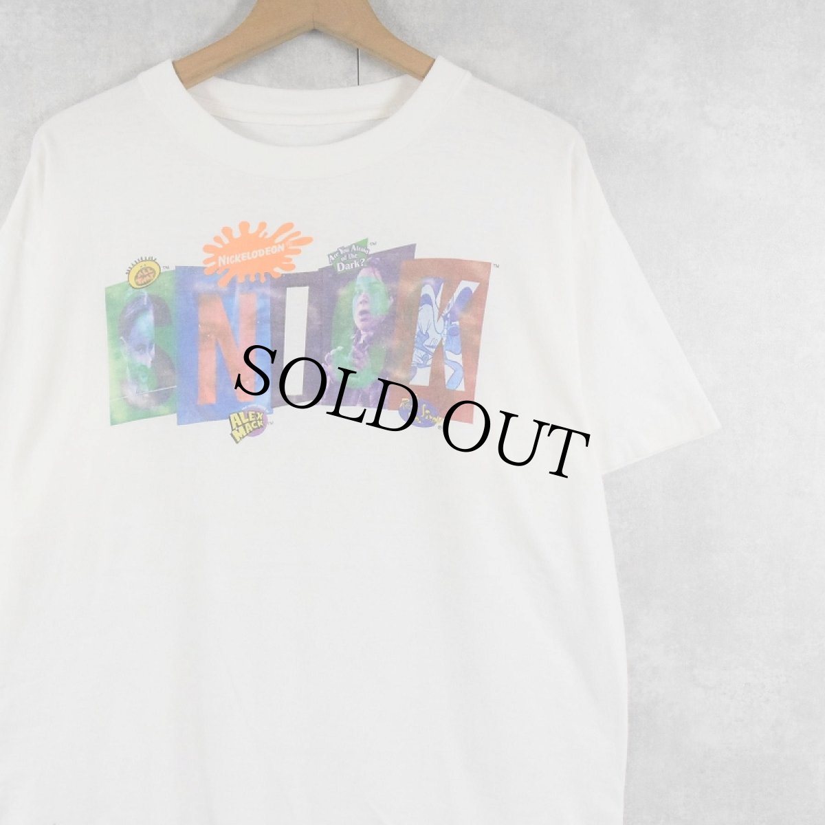 画像1: 90's NICKELODEON TVチャンネル プリントTシャツ (1)