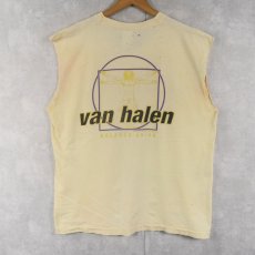 画像2: 90's VAN HALEN "BALANCE 95-96" ハードロックバンドプリントカットオフTシャツ XL (2)