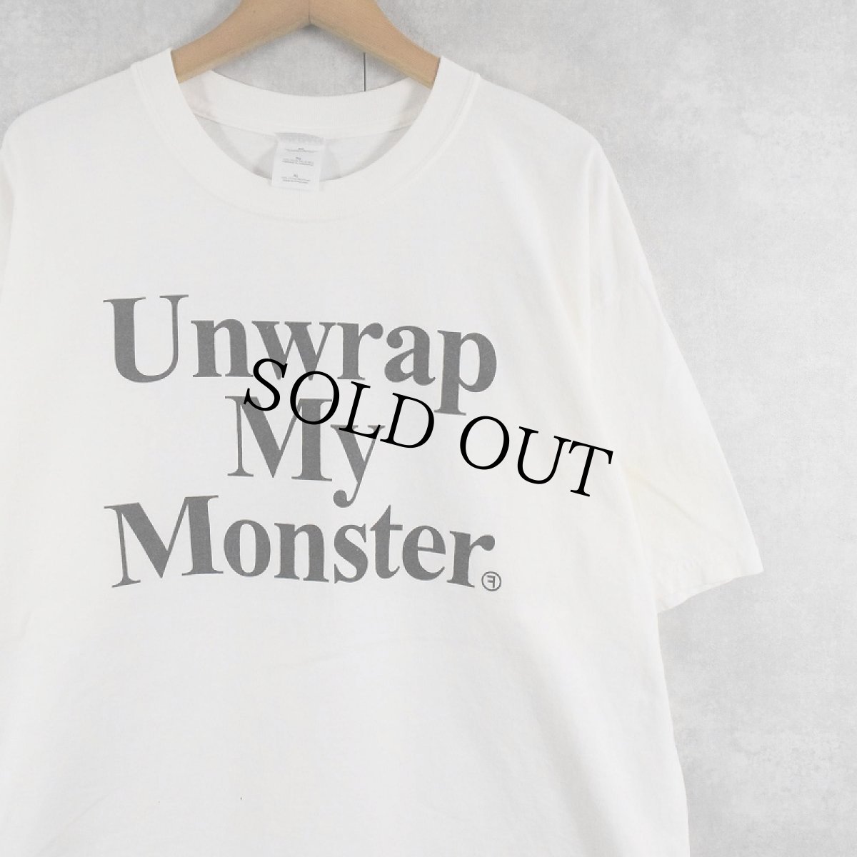 画像1: 2000's FREEBIRDS "Unwrap My Monster" ブリトーショップ プリントTシャツ XL (1)