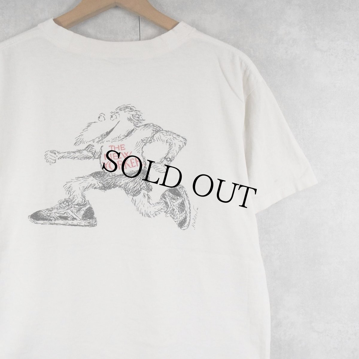 画像2: 90's Edward Koren "THE NEW YORKER" イラストプリントTシャツ (2)