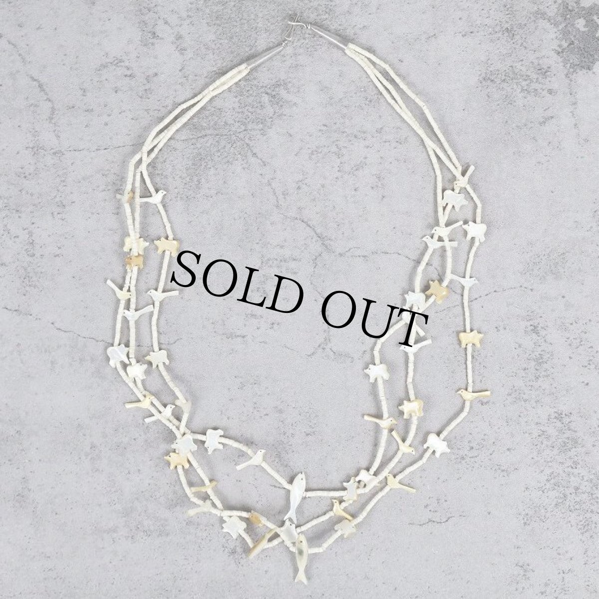 画像1: Zuni アニマルフェティッシュネックレス (1)