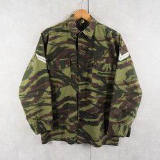 画像1: 70〜80's リザードカモ柄 HBT フィールドシャツ SIZE40 (1)