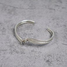 画像1: MEXICAN SILVER925 ツイストバングル (1)