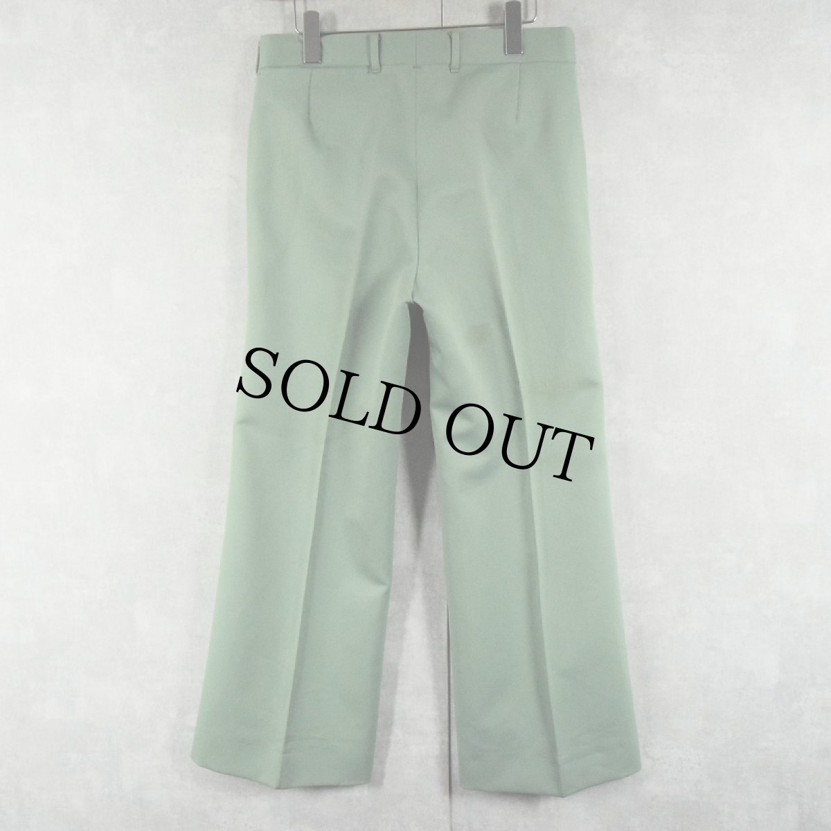 画像2: 70's Levi's "Panatela" ポリフレアスラックス W32 (2)