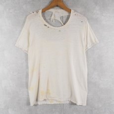 画像1: 70〜80's FRUIT OF THE LOOM USA製 無地Tシャツ (1)