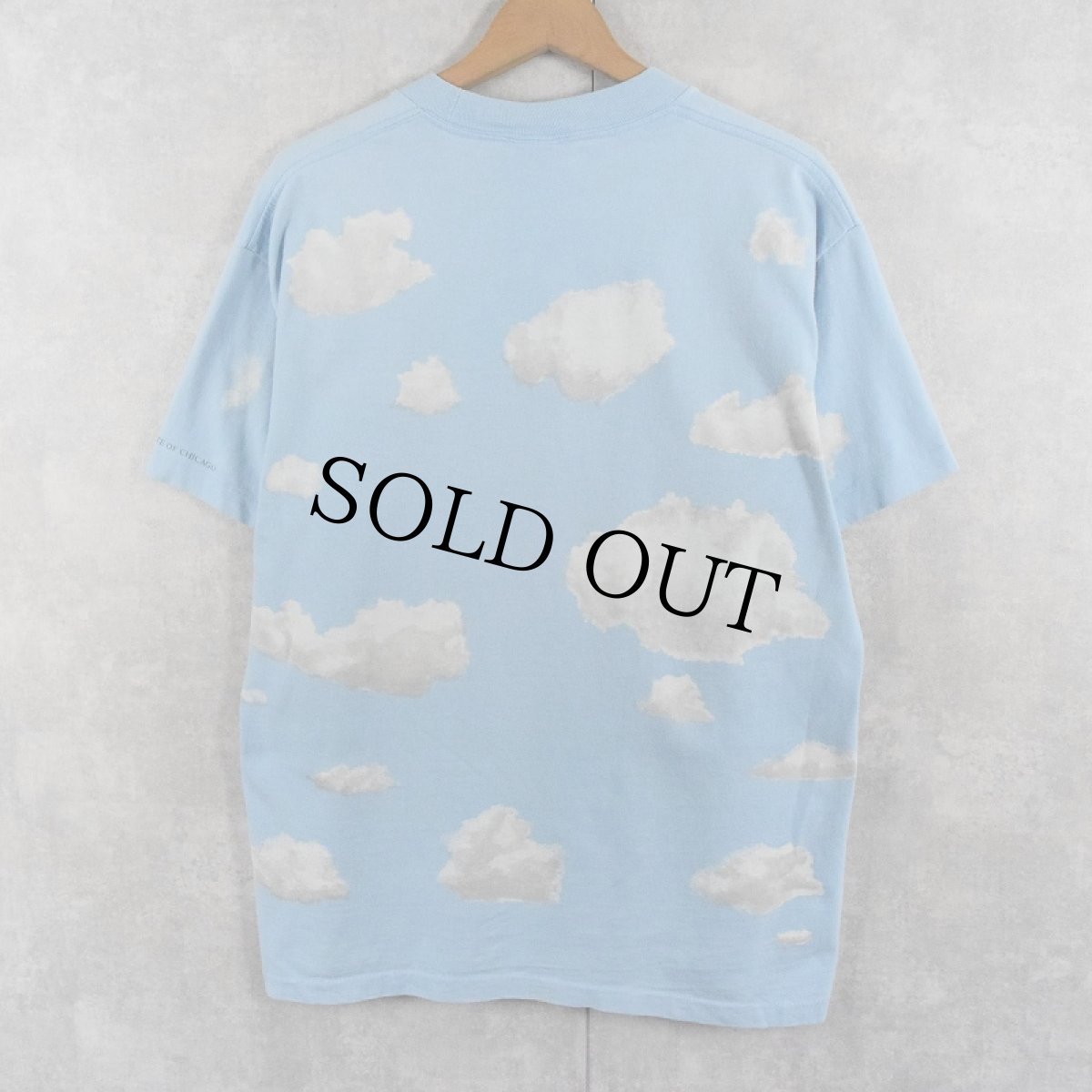 画像2: 90's Rene Magritte USA製 "THE ART INSTITUTE OF CHICAGO" アートプリントTシャツ L (2)