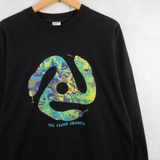 画像1: 90's The Black Crowes "Three Snakes and One Charm Tour 96-97" ロックバンドツアーロンT BLACK L (1)
