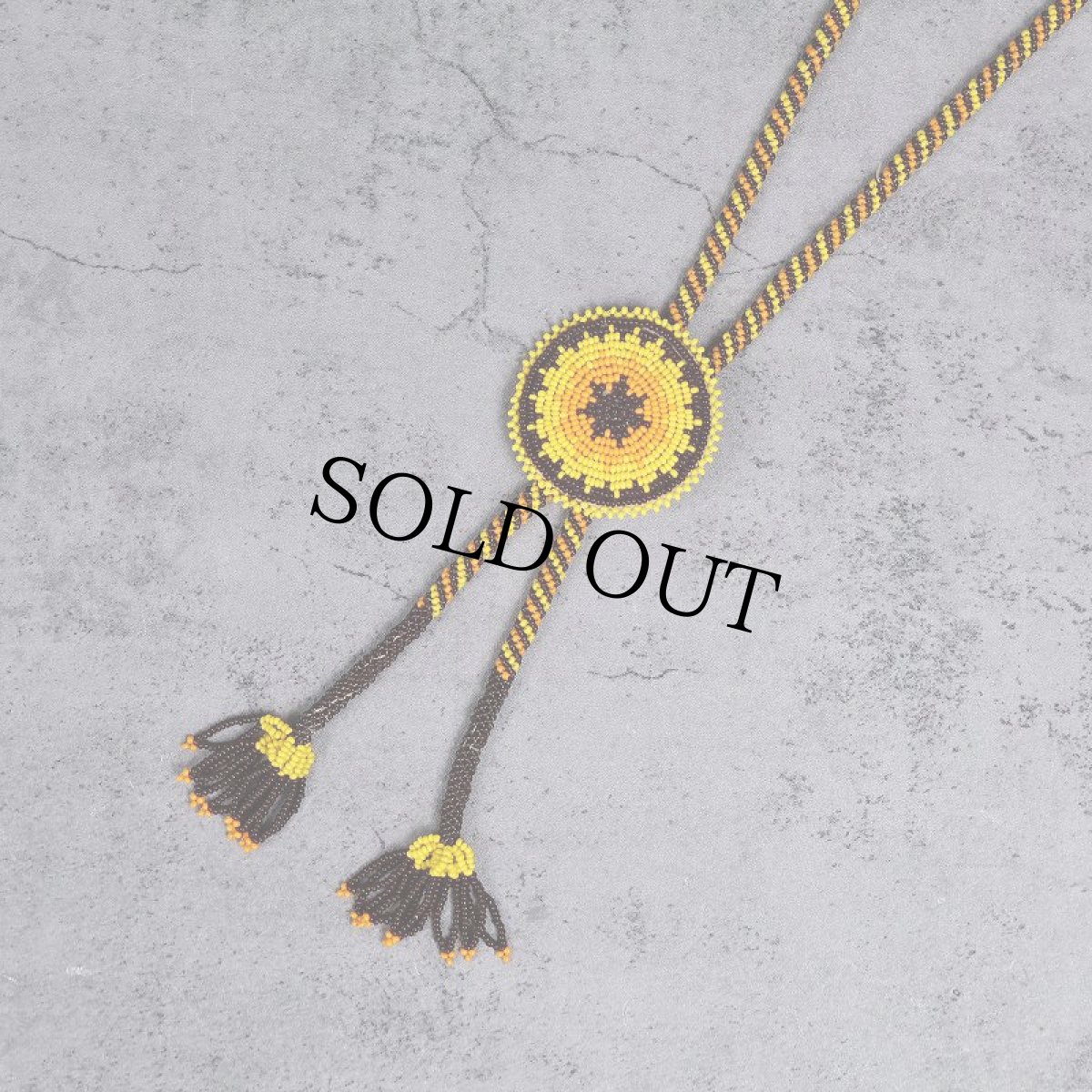 画像1: Native American シードビーズネックレス (1)