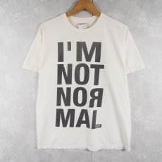 画像1: 【お客様専用ページ】2000's AFT "I'm Not Normal" プリントTシャツ M  (1)