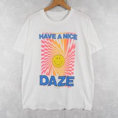 画像1: 80's〜 "HAVE A NICE DAZE" スマイルプリントTシャツ  (1)