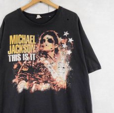 画像1: 2000's Michael Jackson "THIS IS IT" ミュージシャンドキュメンタリー映画 プリントTシャツ 2XL (1)