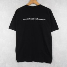 画像2: YESTERDAY "THE BEATLES" サイン入り トリビュートバンドTシャツ BLACK L (2)