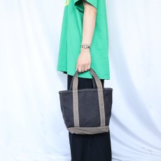 画像2: L.L.Bean "BOAT AND TOTE" ジップトップキャンバストートバッグ SMALL (2)