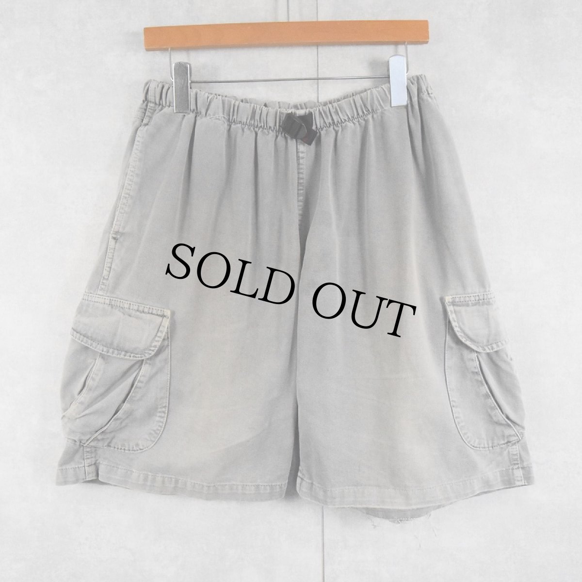 画像2: 90's GRAMICCI USA製 コットンカーゴショーツ M (2)