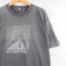 画像1: 90's〜 "AMNESTY INTERNATIONAL" 国際人権NGOプリントTシャツ L (1)