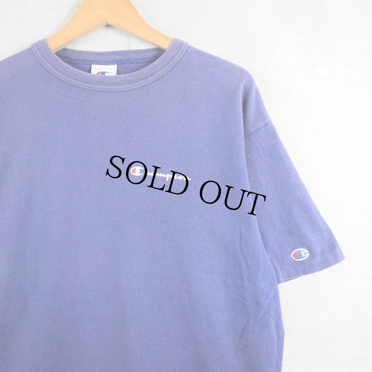 画像1: 90's Champion USA製 ロゴプリントTシャツ L (1)