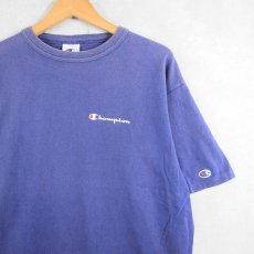 画像1: 90's Champion USA製 ロゴプリントTシャツ L (1)