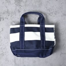画像1: 90's〜 L.L.Bean USA製 "BOAT AND TOTE" ジップトップ キャンバストートバッグ MINI (1)
