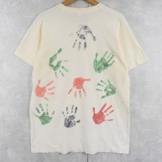 画像2: 70's FRUIT OF THE LOOM 手形 プリントTシャツ XL (2)
