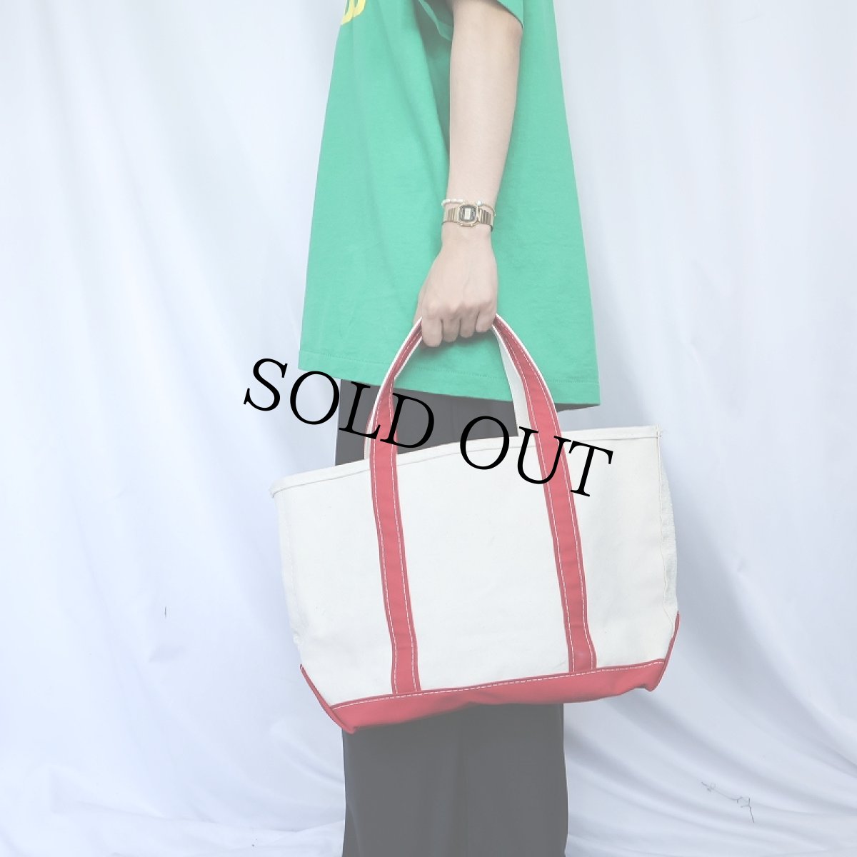 画像2: 90's〜 L.L.Bean USA製 "BOAT AND TOTE" キャンバストートバッグ MEDIUM (2)