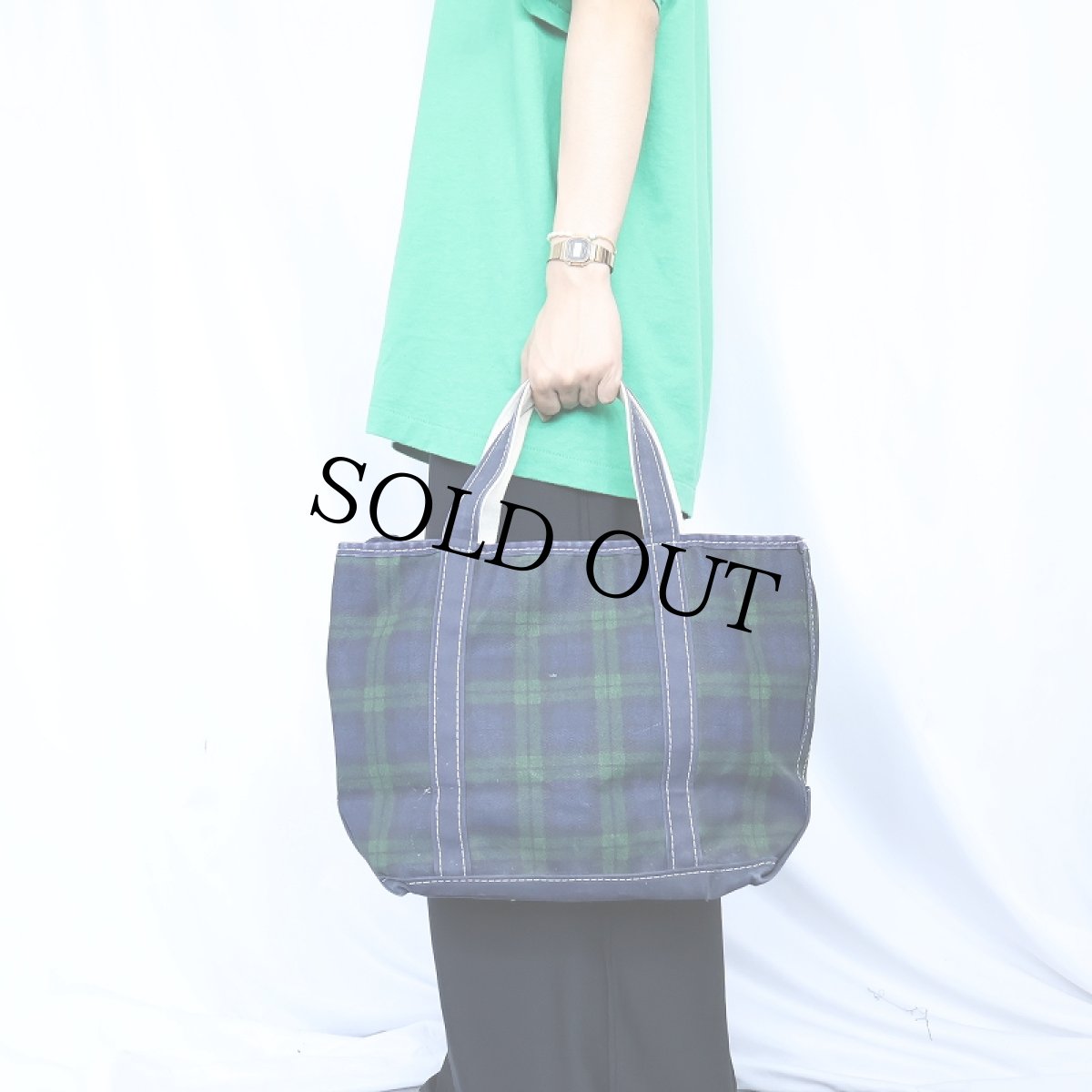 画像2: 90's〜 L.L.Bean USA製 "BOAT AND TOTE" ジップトップ キャンバストートバッグ MEDIUM (2)