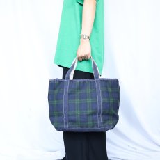 画像2: 90's〜 L.L.Bean USA製 "BOAT AND TOTE" ジップトップ キャンバストートバッグ MEDIUM (2)