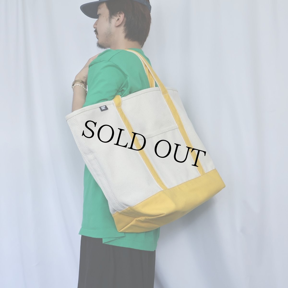 画像2: LANDS' END キャンバストートバッグ XLARGE (2)