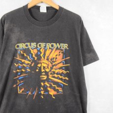 画像1: 80's CIRCUS OF POWER USA製 "CALL OF THE WILD" ハードロックバンドプリントTシャツ XL (1)