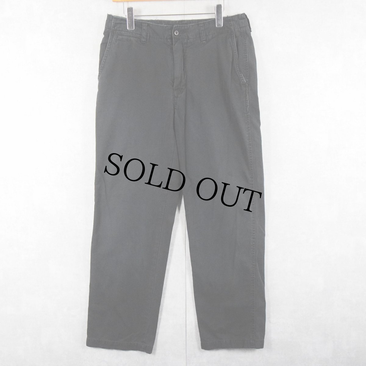 画像1: POLO Ralph Lauren "MILITARY TYPE" コットンパンツ W33 (1)