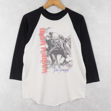 画像1: 90's IRON MAIDEN "The Trooper" ヘヴィメタルバンドラグランTシャツ M (1)