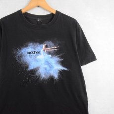 画像1: Brother "At your side" 電機メーカープリントTシャツ BLACK (1)