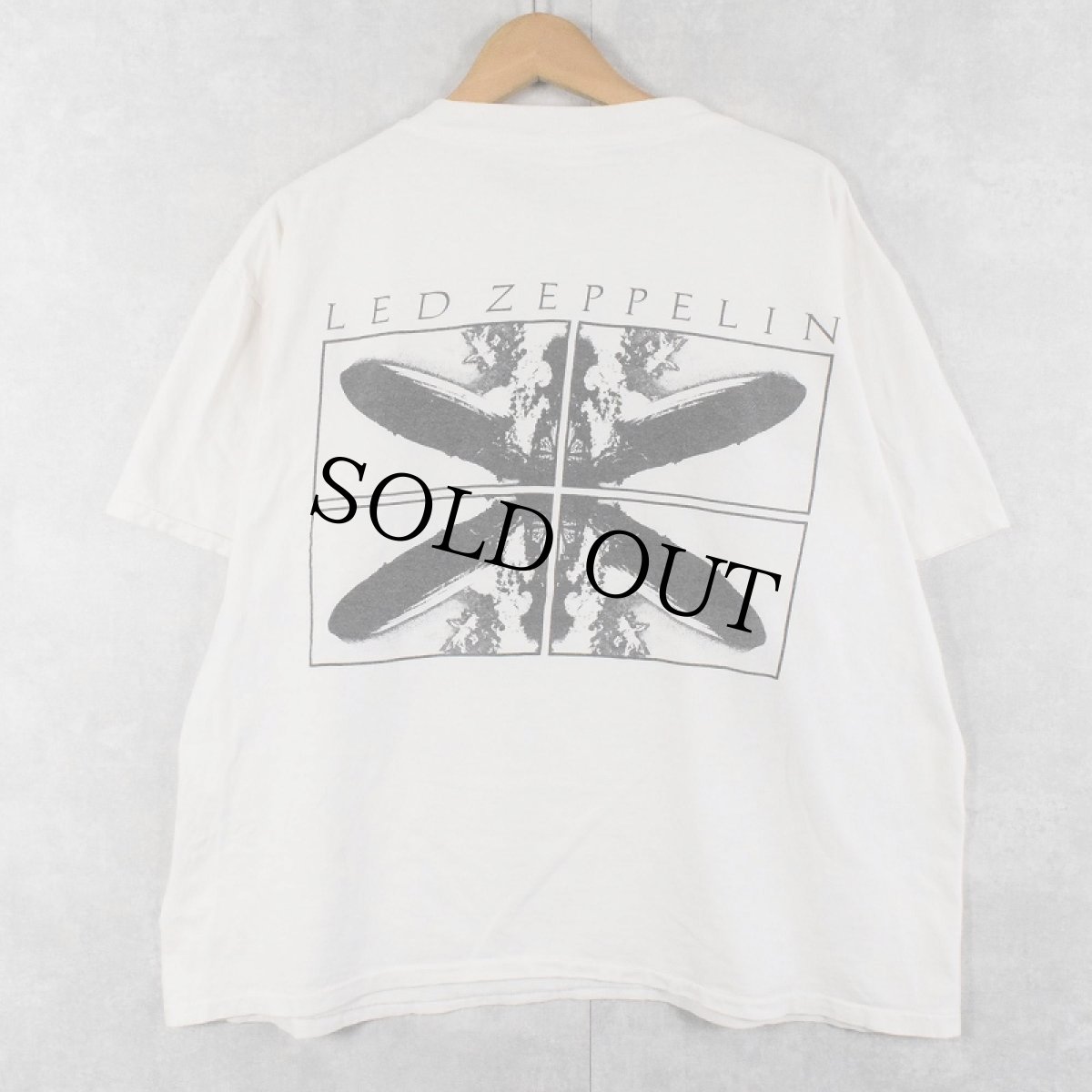 画像2: 1993 LED ZEPPELIN USA製 ロックバンドプリントTシャツ XL (2)