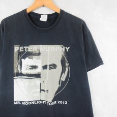画像1: 2013 Peter Murphy "Mr. Moonlight tour 2013." ミュージシャンツアーTシャツ BLACK L (1)