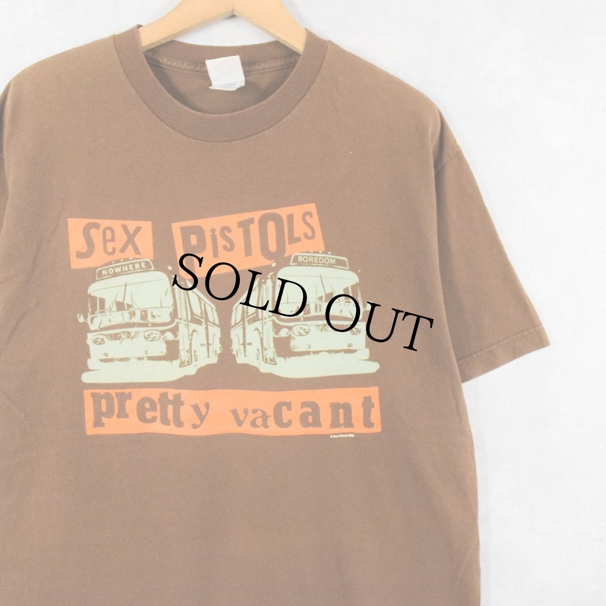 画像1: 2003 Sex Pistols "Preety Vacant" パンクロックバンドTシャツ L (1)
