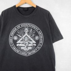 画像1: Shepard Fairey "THE OBEY ORDER OF INDEPENDENT ARTISANS" アートプリントTシャツ L (1)