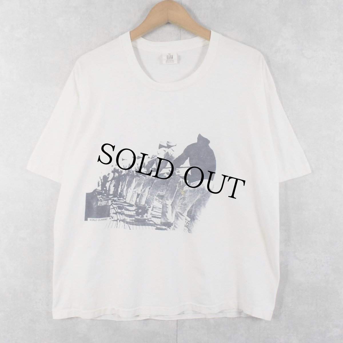 画像1: 90's GAP USA製 "WORLD CLASSIC" プリントTシャツ M (1)